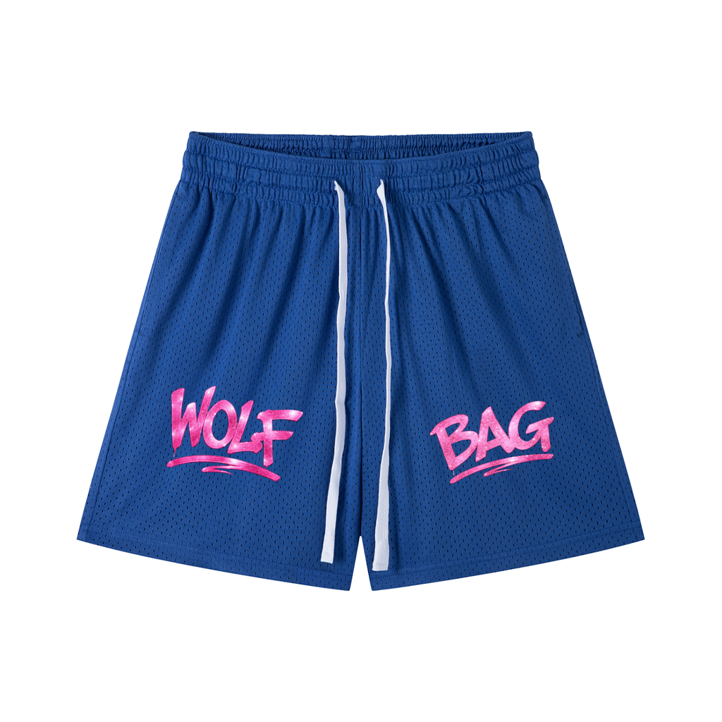 Mesh Drawstring Shorts