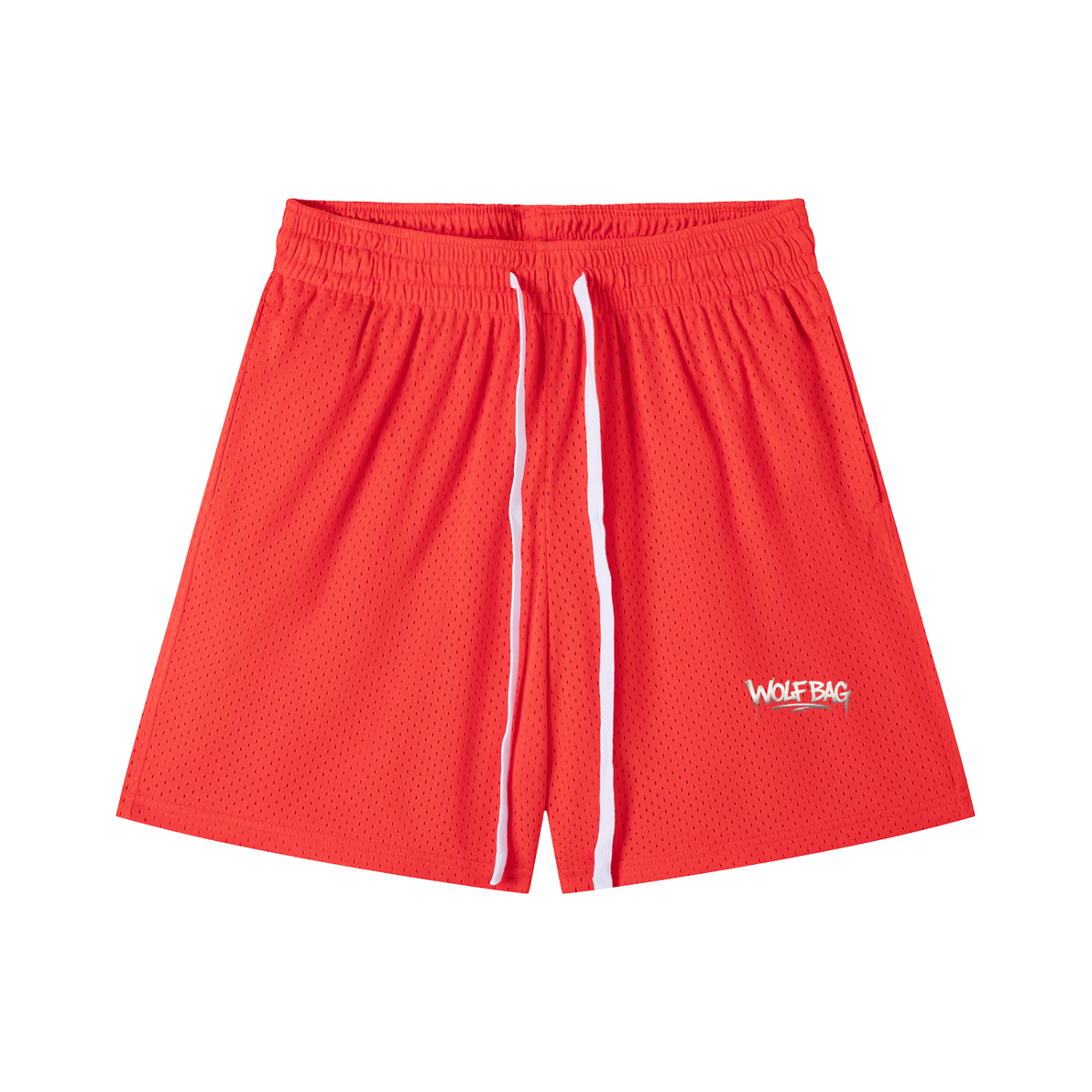 Mesh Drawstring Shorts