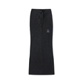 Dyed Washed Drawstring Maxi Skirt