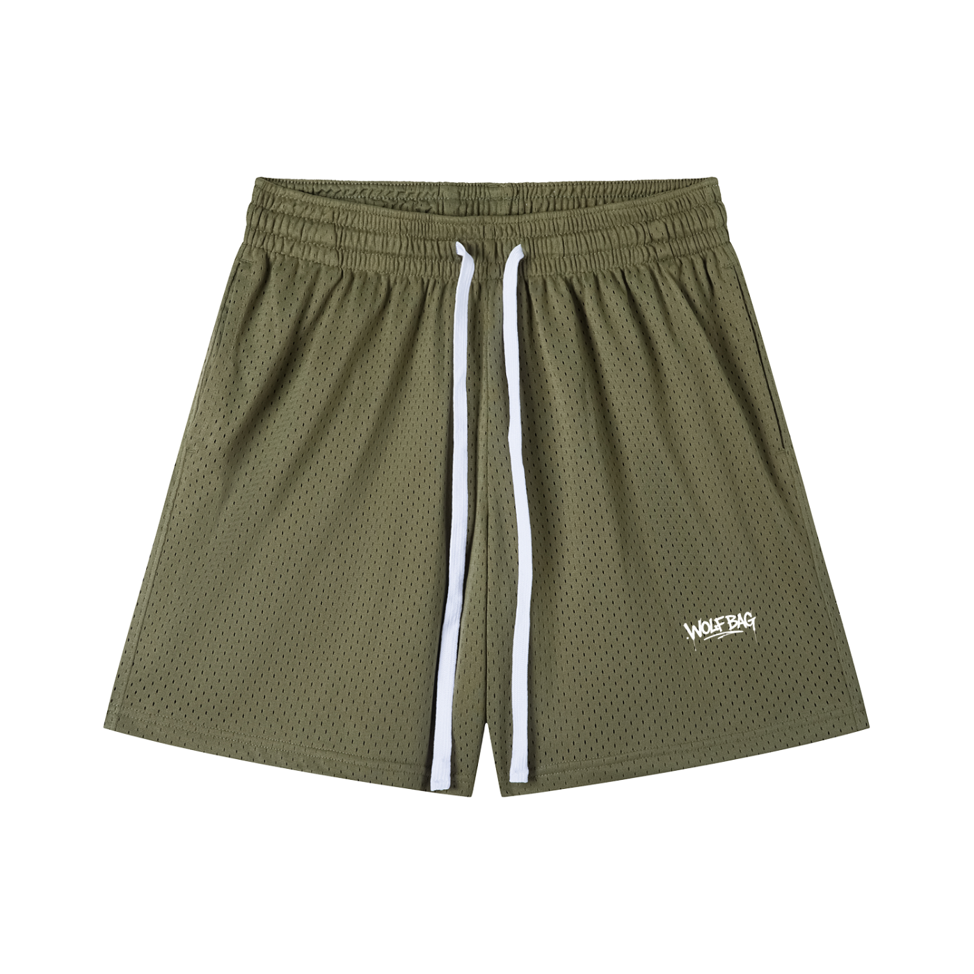 Mesh Drawstring Shorts