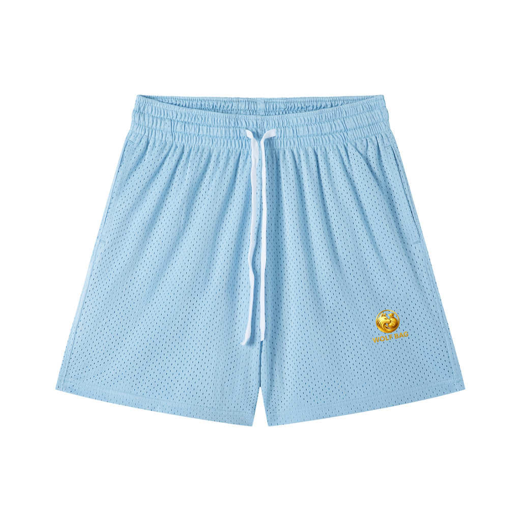 Mesh Drawstring Shorts