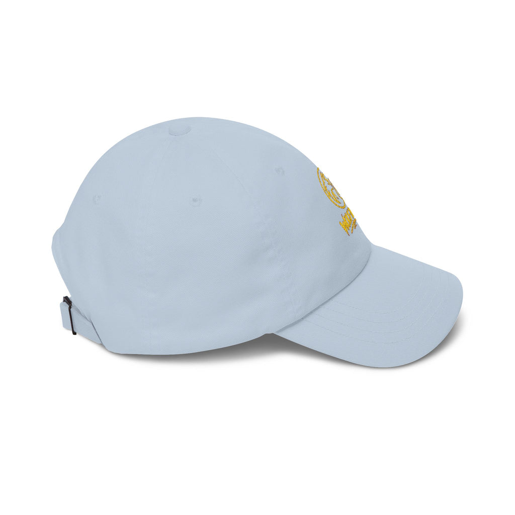 Dad Cap — Gold Foil Wolf Pack Logo Embroidered Hat