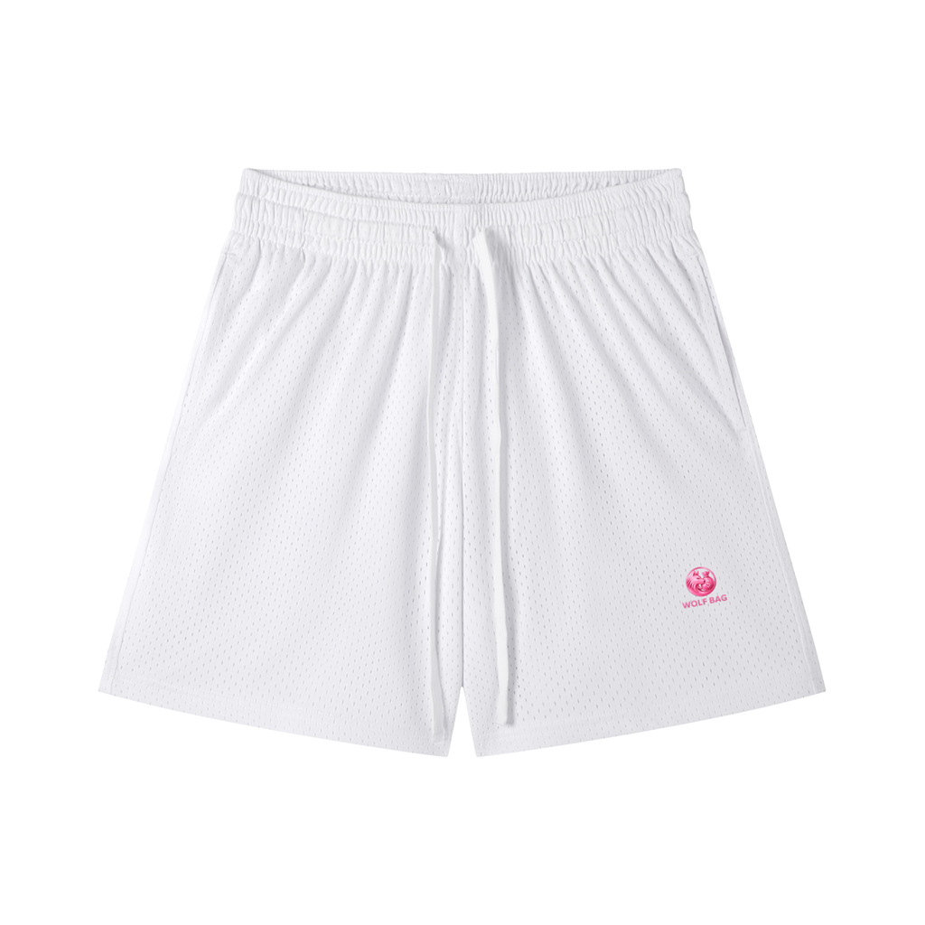 Mesh Drawstring Shorts