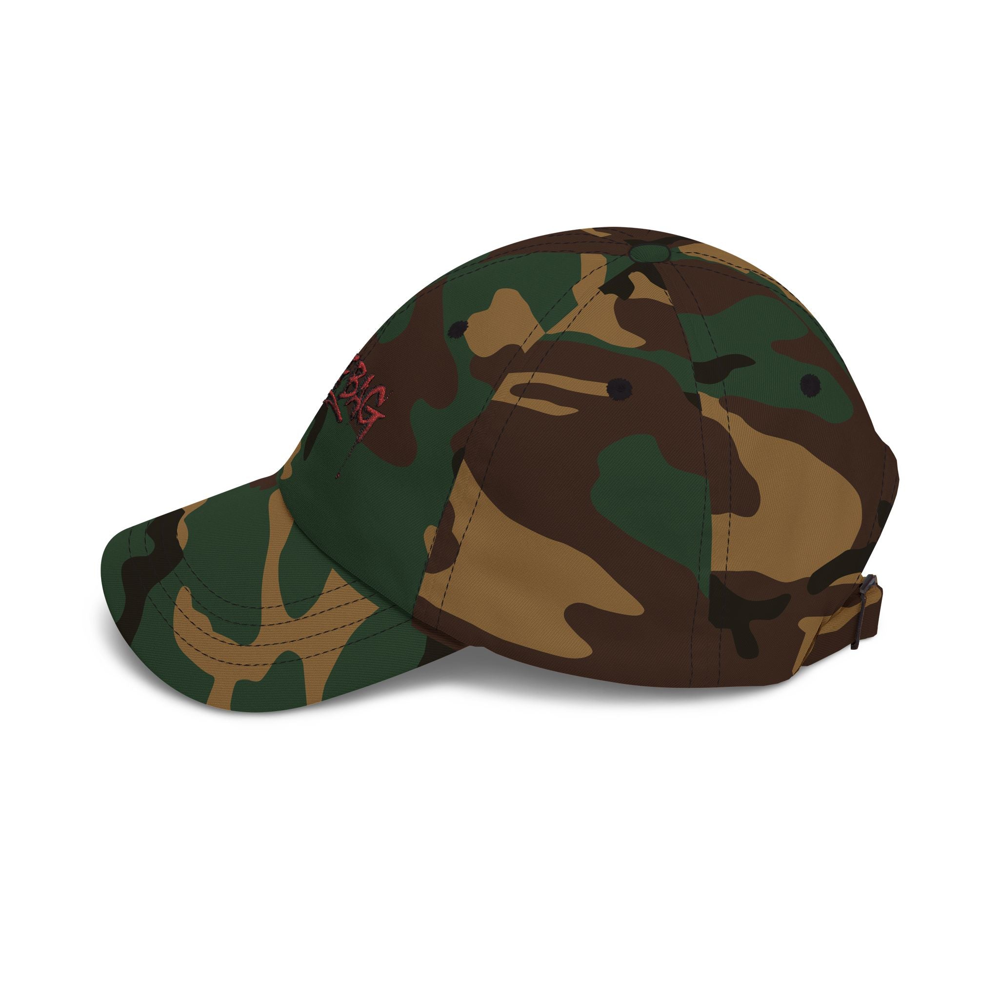 Wolf Bag Dad Cap — Embroidered Streetwear Baseball Hat