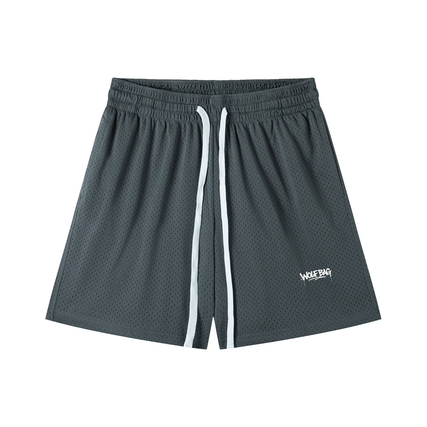 Mesh Drawstring Shorts