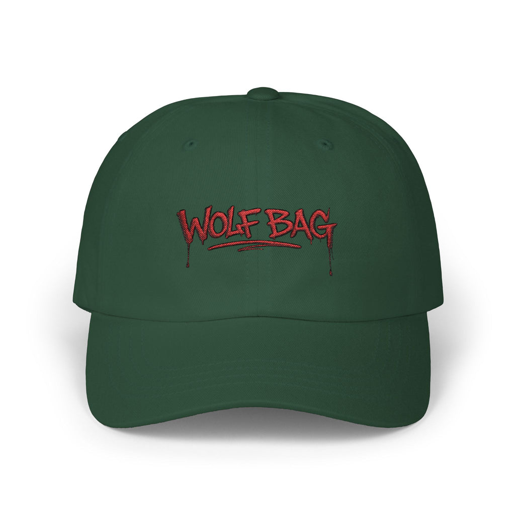 Wolf Bag Dad Cap — Embroidered Streetwear Baseball Hat