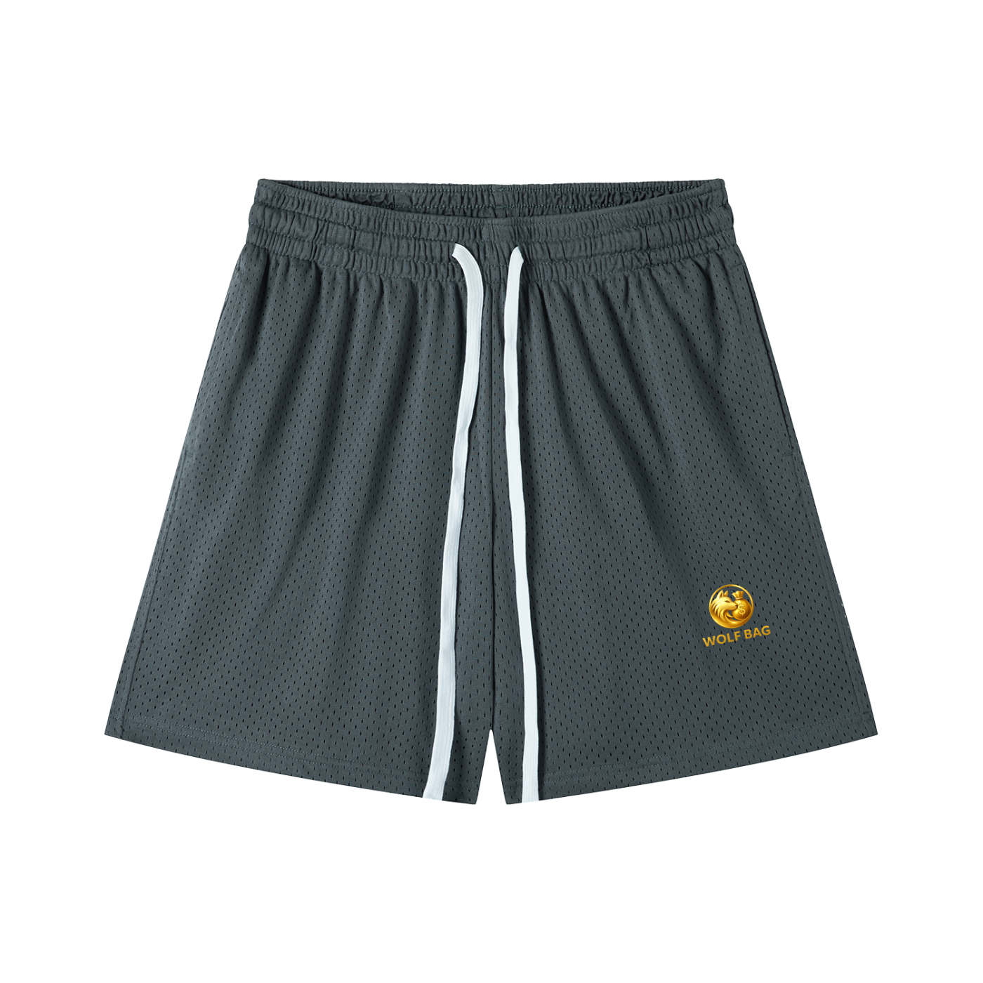 Mesh Drawstring Shorts