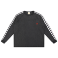 Snow Washed Contrast Tape Sweatshirt