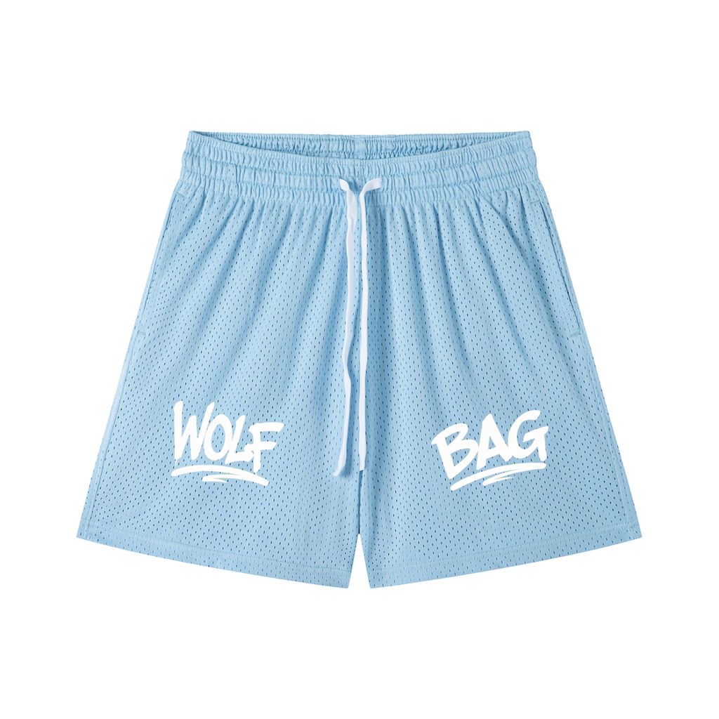Mesh Drawstring Shorts