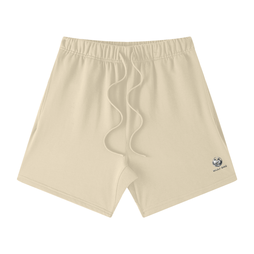 Unisex Earth Tone Loose Fit Cotton Shorts