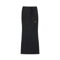 Dyed Washed Drawstring Maxi Skirt