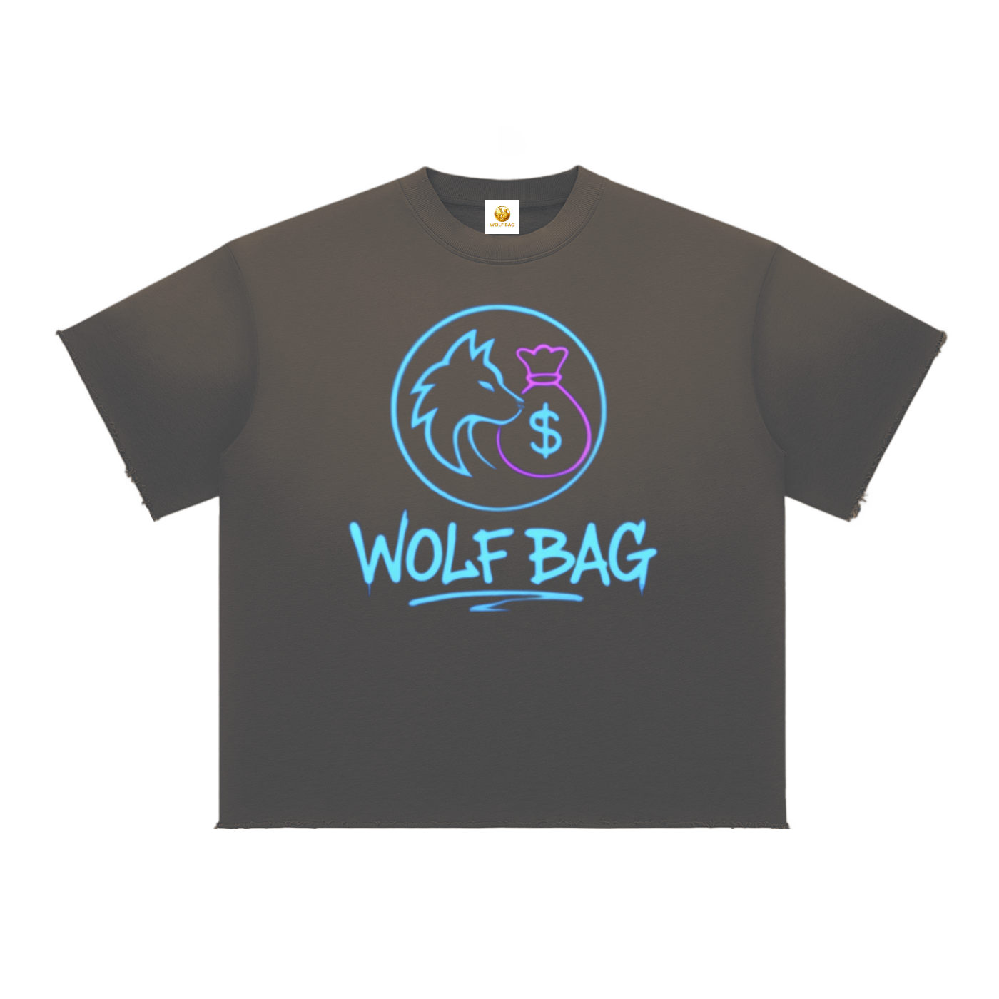 Sun Fade Raw Edge T-Shirt