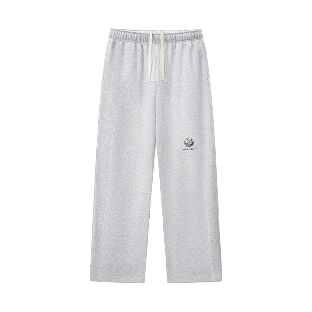 Contrast-Stitched Fleece Sweatpants