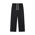 Contrast-Stitched Fleece Sweatpants