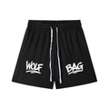 Mesh Drawstring Shorts