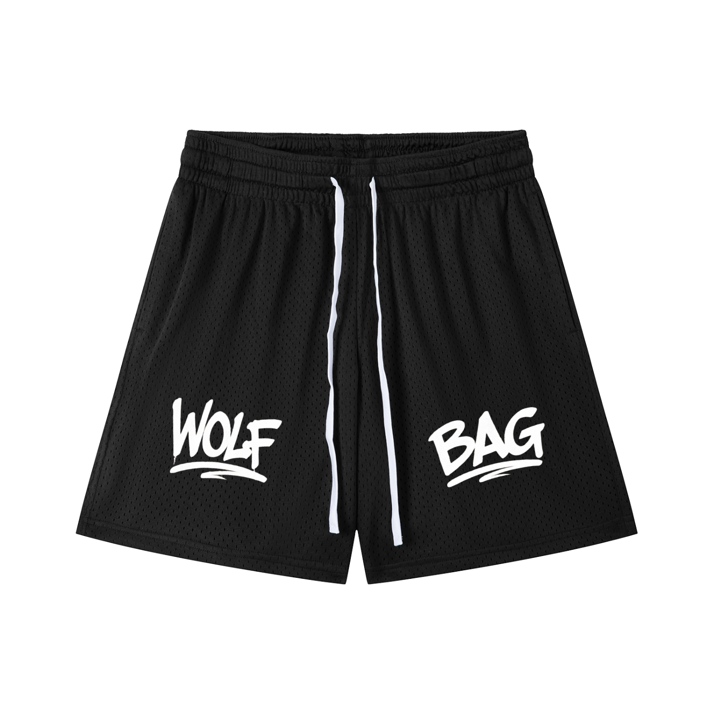 Mesh Drawstring Shorts
