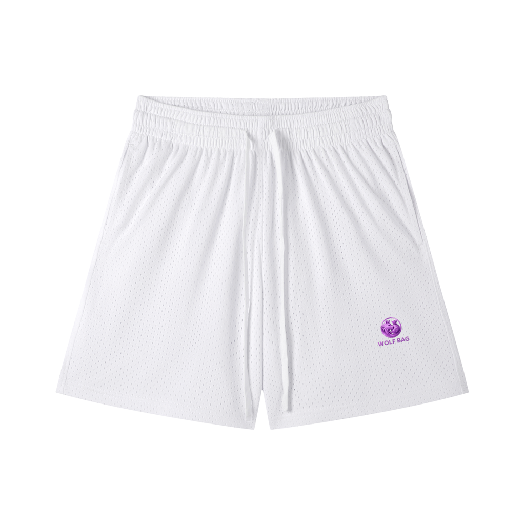 Mesh Drawstring Shorts