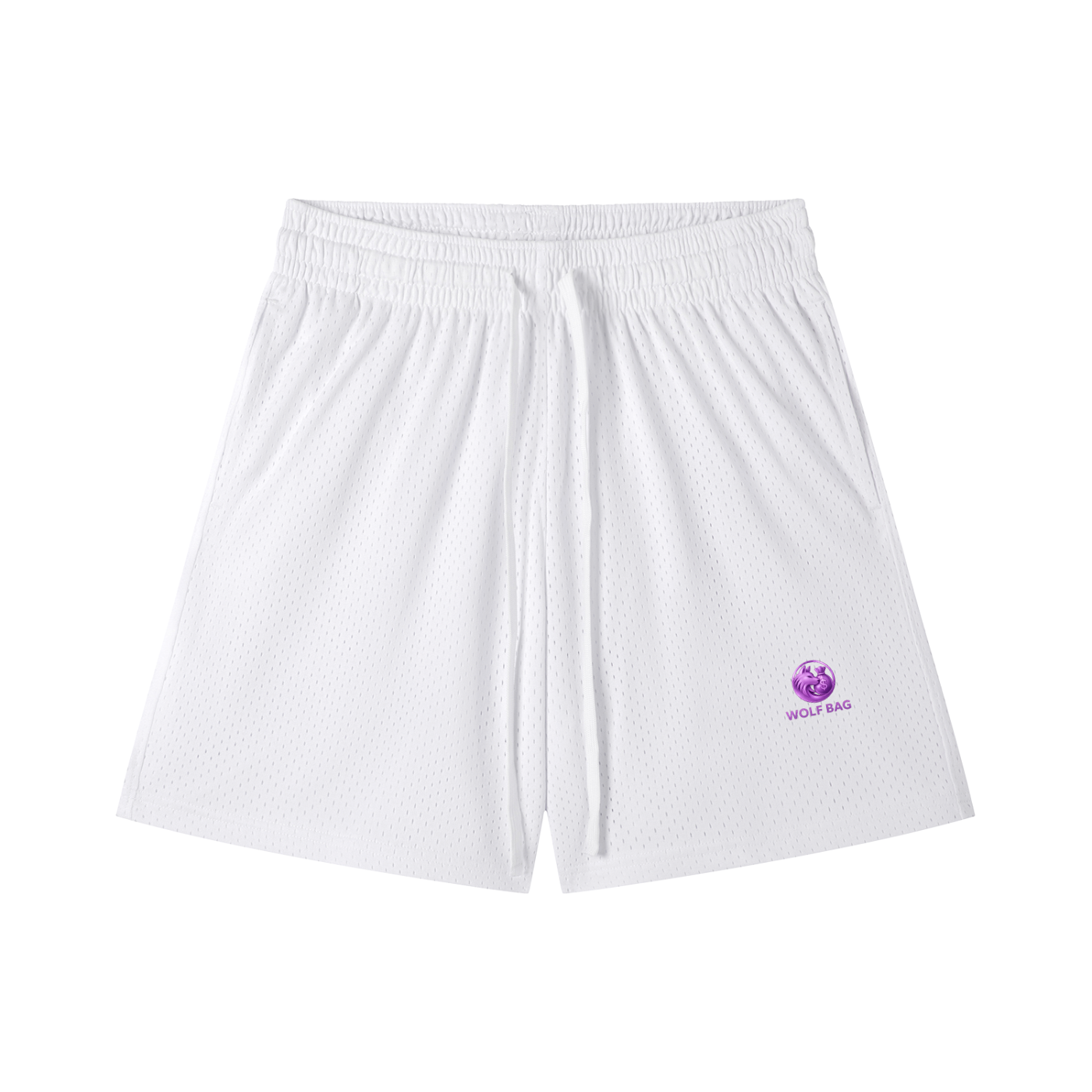 Mesh Drawstring Shorts