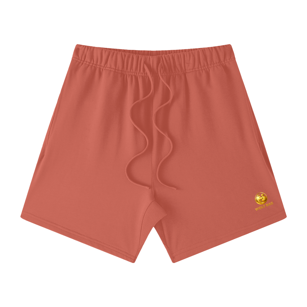 Unisex Earth Tone Loose Fit Cotton Shorts