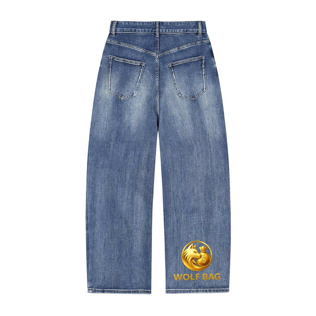Sun Fade Heavyweight Denim Jeans