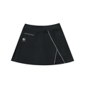High-Waist Pocketed A-Line Skirt
