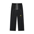 Contrast-Stitched Fleece Sweatpants