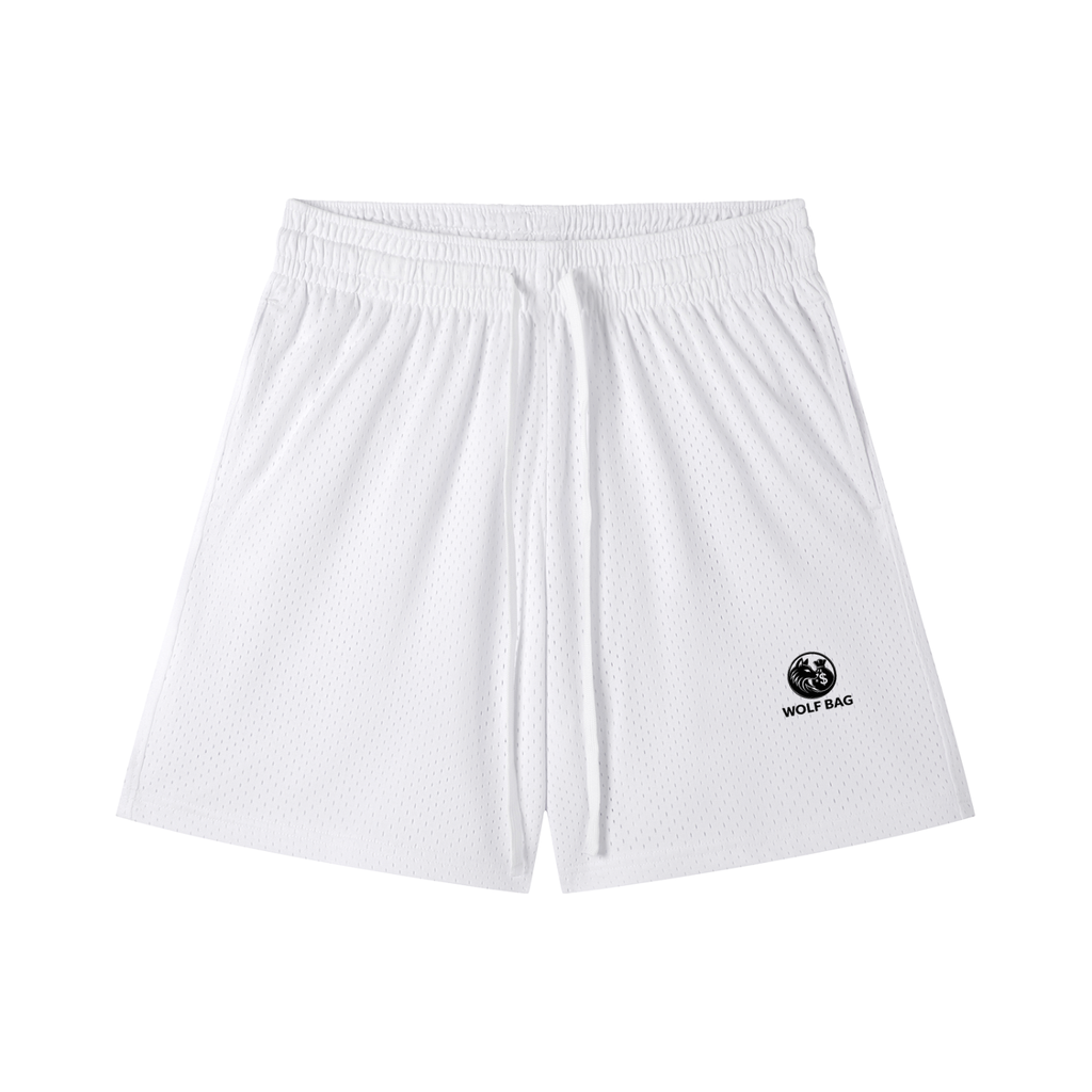 Mesh Drawstring Shorts