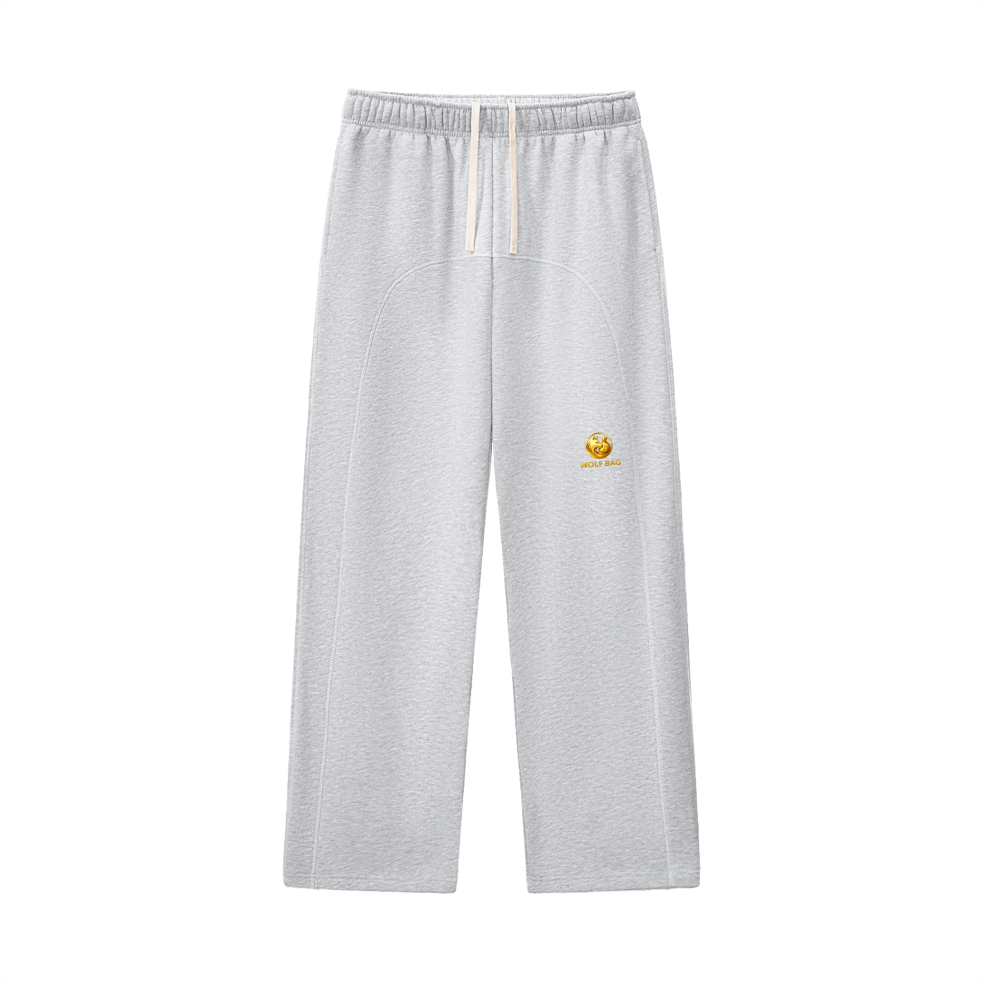Contrast-Stitched Fleece Sweatpants