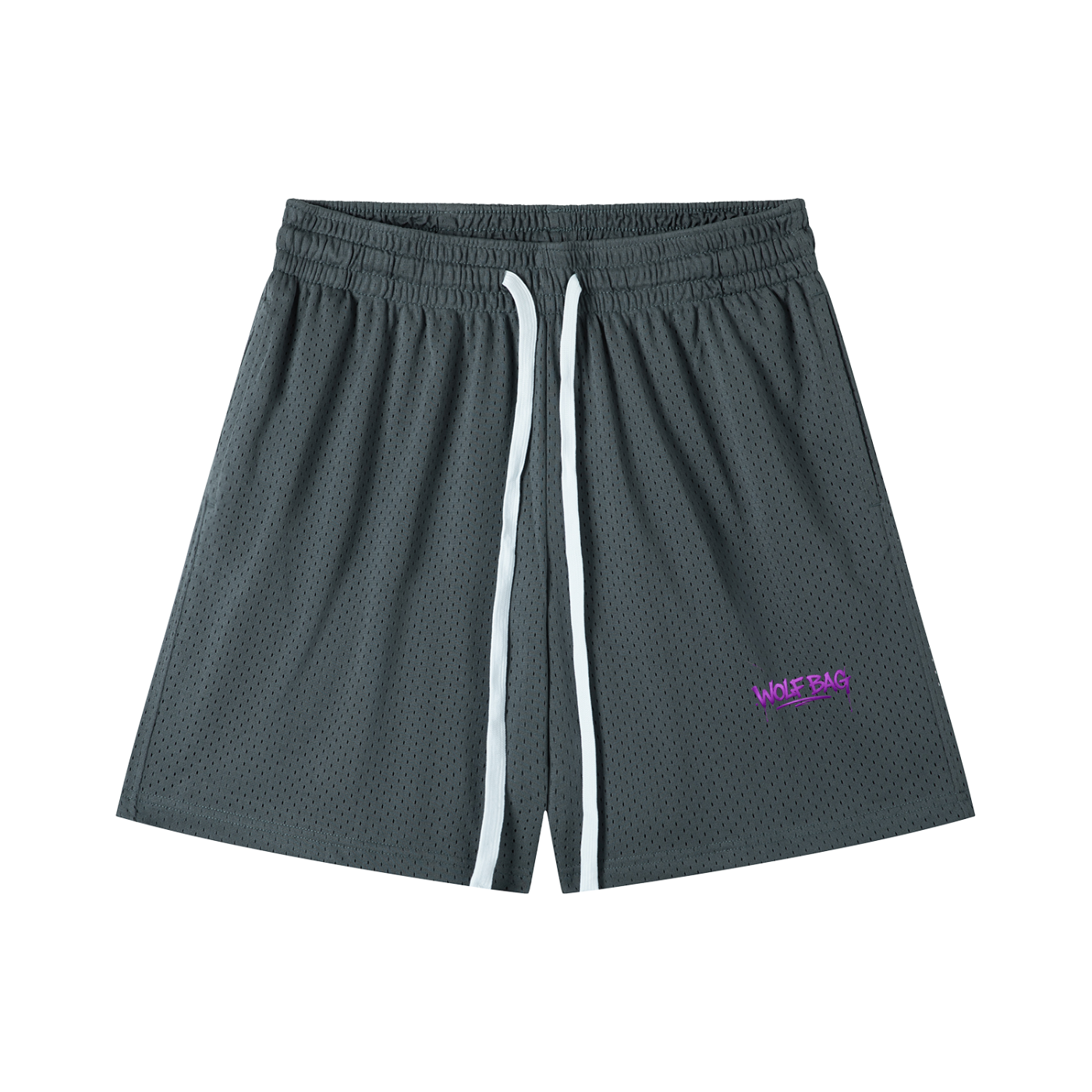 Mesh Drawstring Shorts