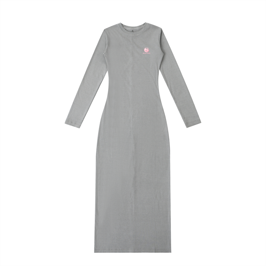 Dyed Washed Slit Maxi Dress