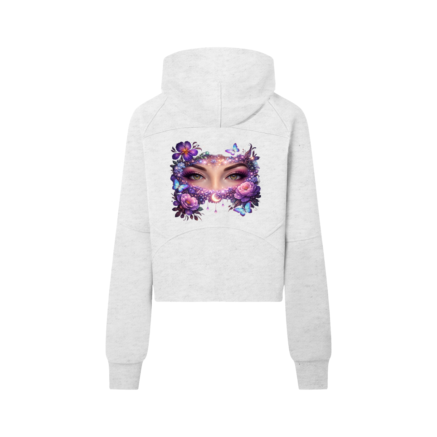 Cropped Half-Zip Hoodie