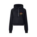 Cropped Half-Zip Hoodie