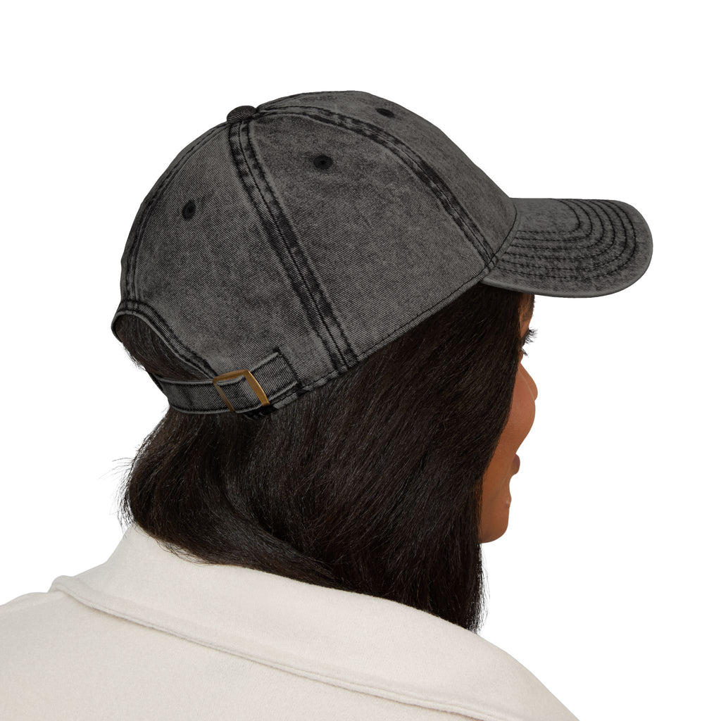 Vintage Embroidered Washed Baseball Cap