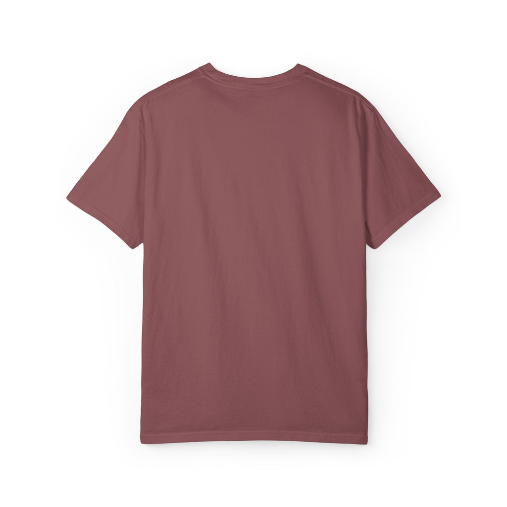 T-Shirt — Small Red Chest Print, Romantic Casual Tee
