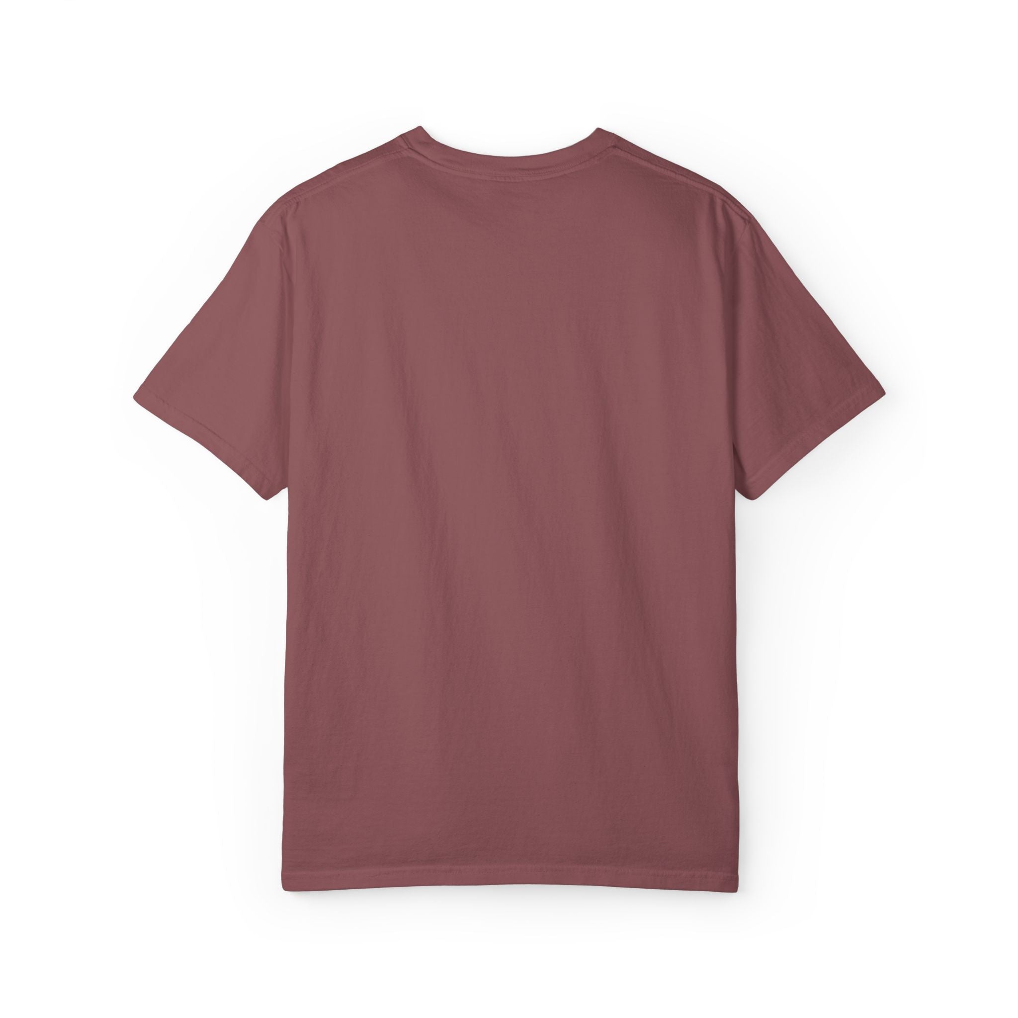 T-Shirt — Small Red Chest Print, Romantic Casual Tee