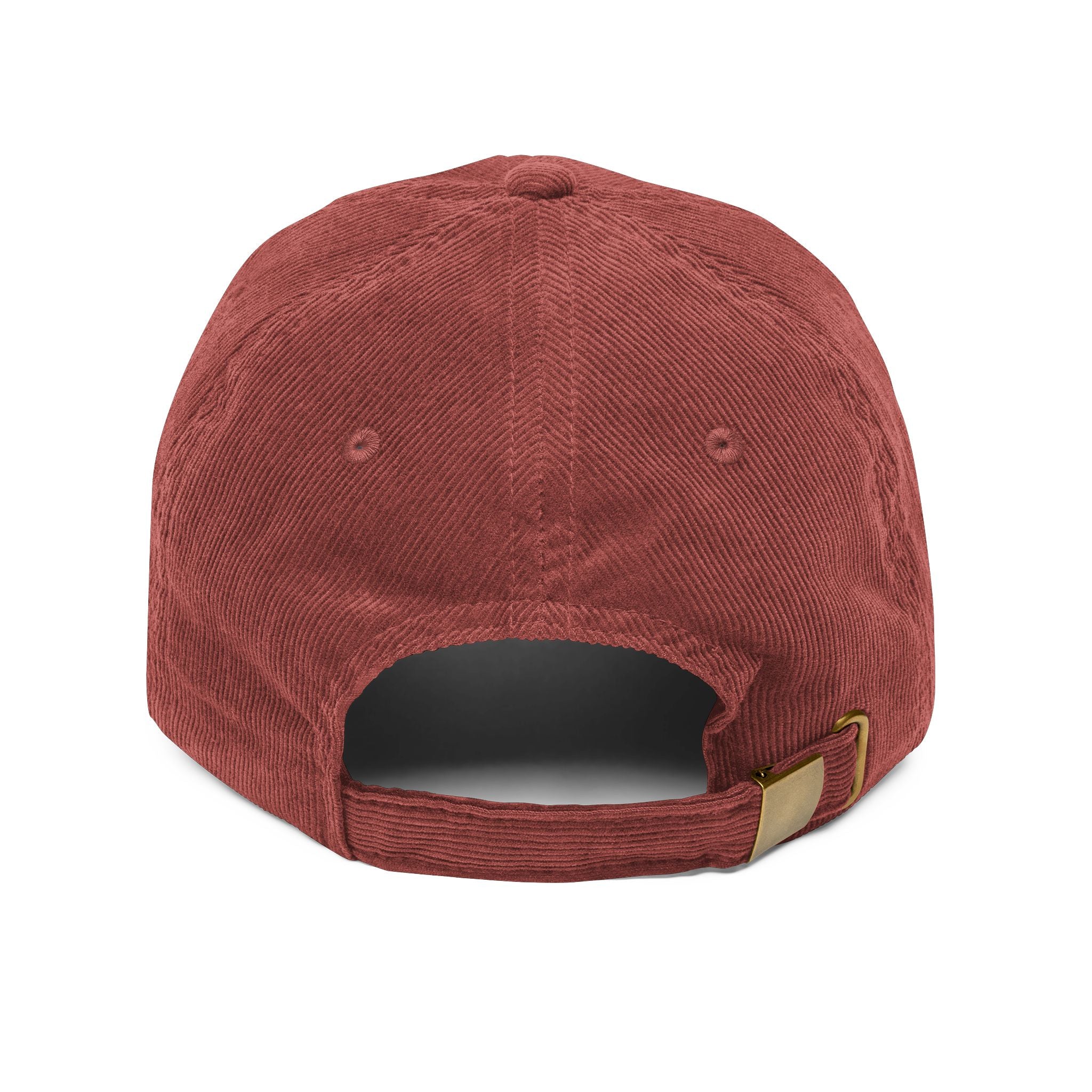 Corduroy Cap — Embroidered "WOLF BAG" Vintage Baseball Hat