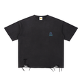 Snow Washed Raw-Hem T-Shirt