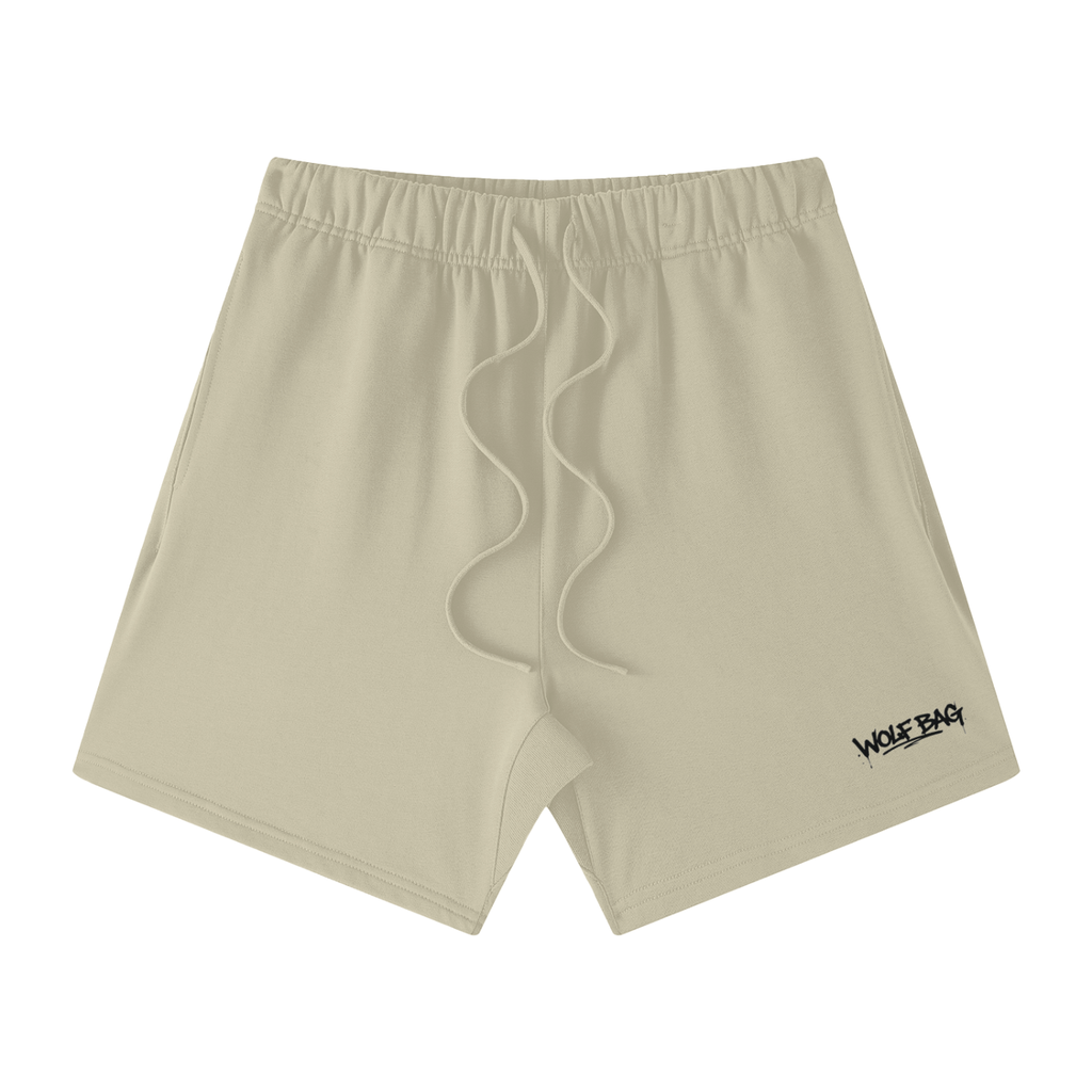 Unisex Earth Tone Loose Fit Cotton Shorts