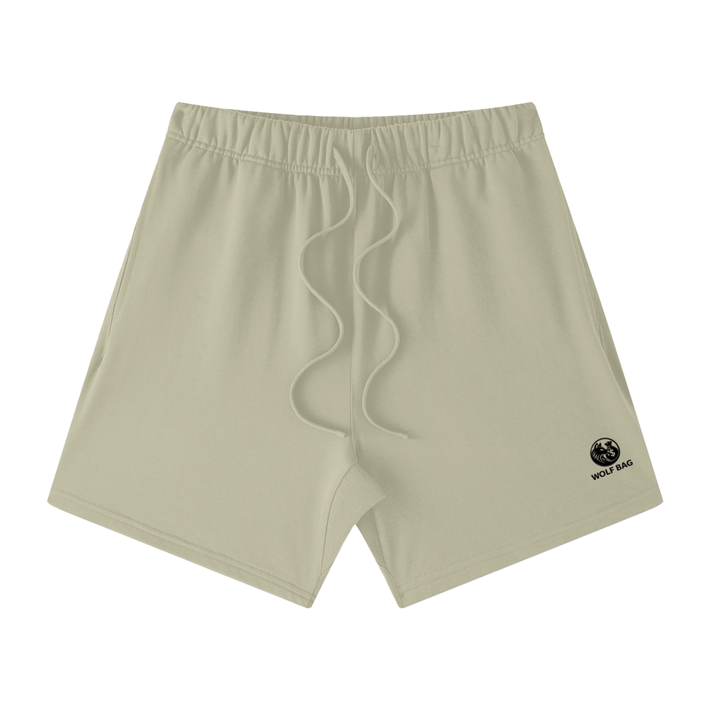 Unisex Earth Tone Loose Fit Cotton Shorts