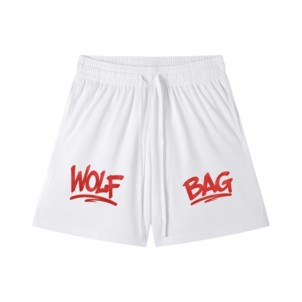 Mesh Drawstring Shorts