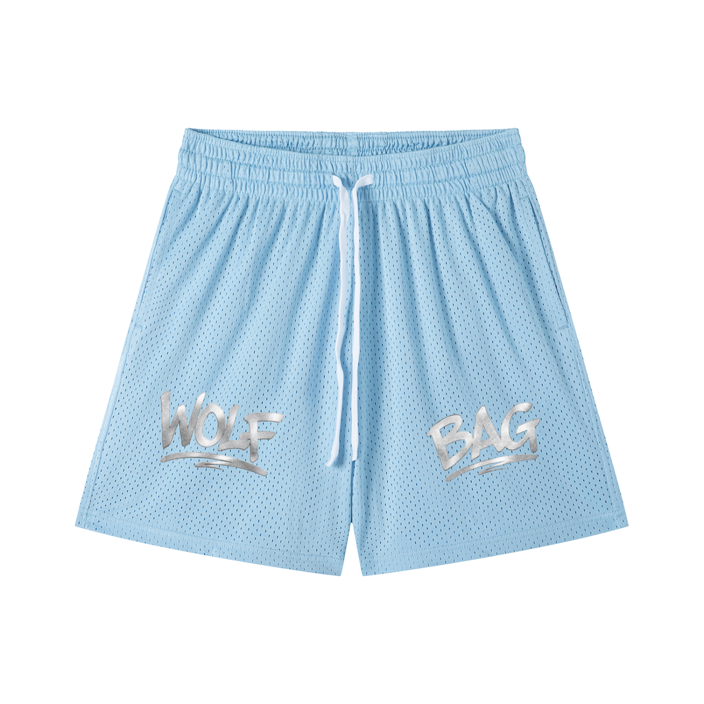 Mesh Drawstring Shorts