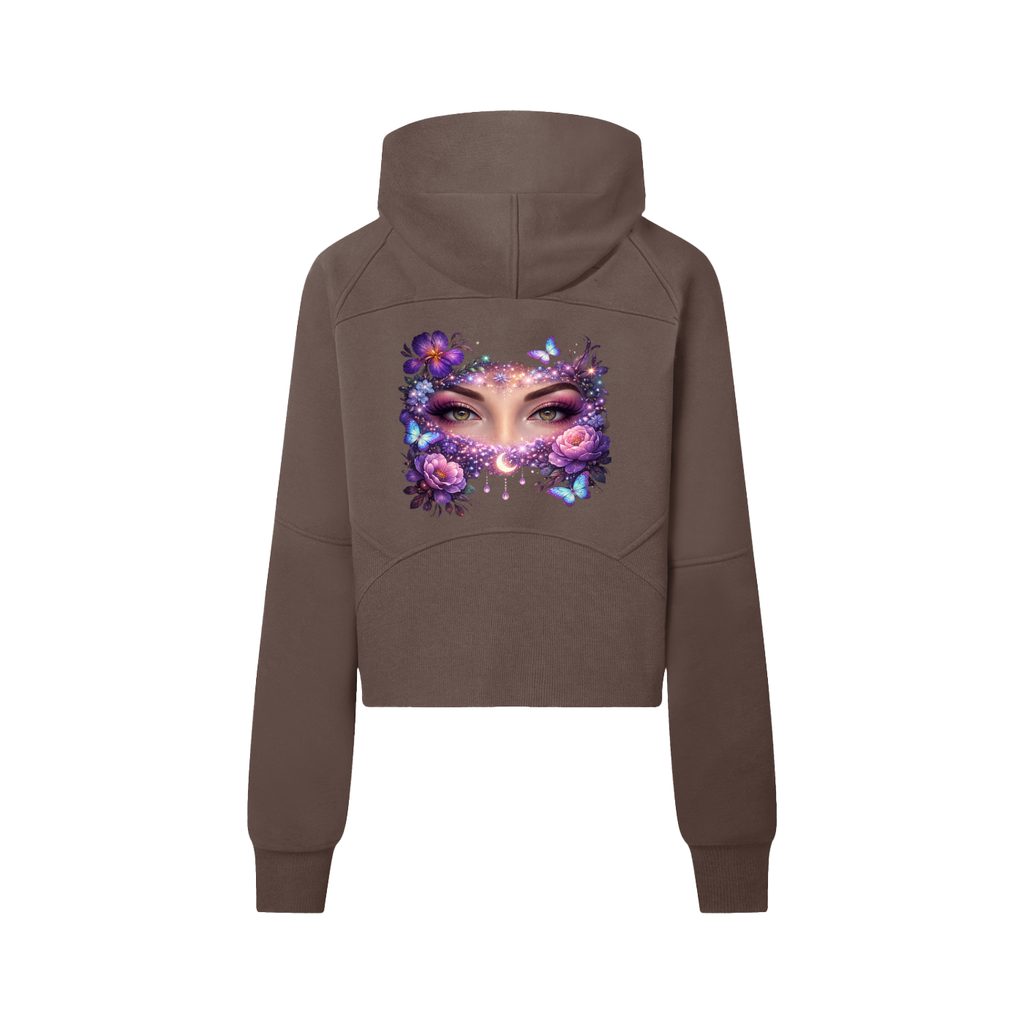 Cropped Half-Zip Hoodie