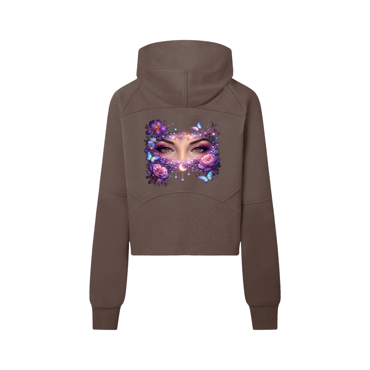 Cropped Half-Zip Hoodie