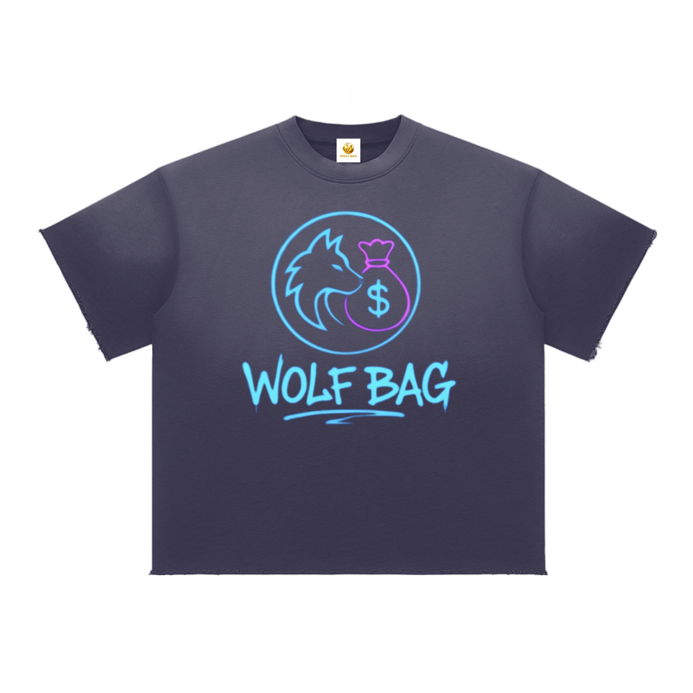 Sun Fade Raw Edge T-Shirt