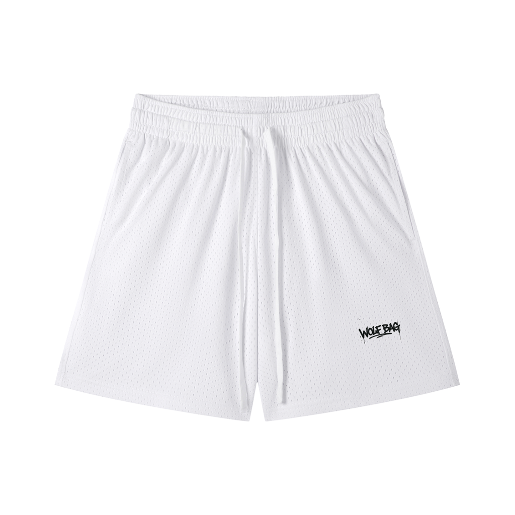 Mesh Drawstring Shorts