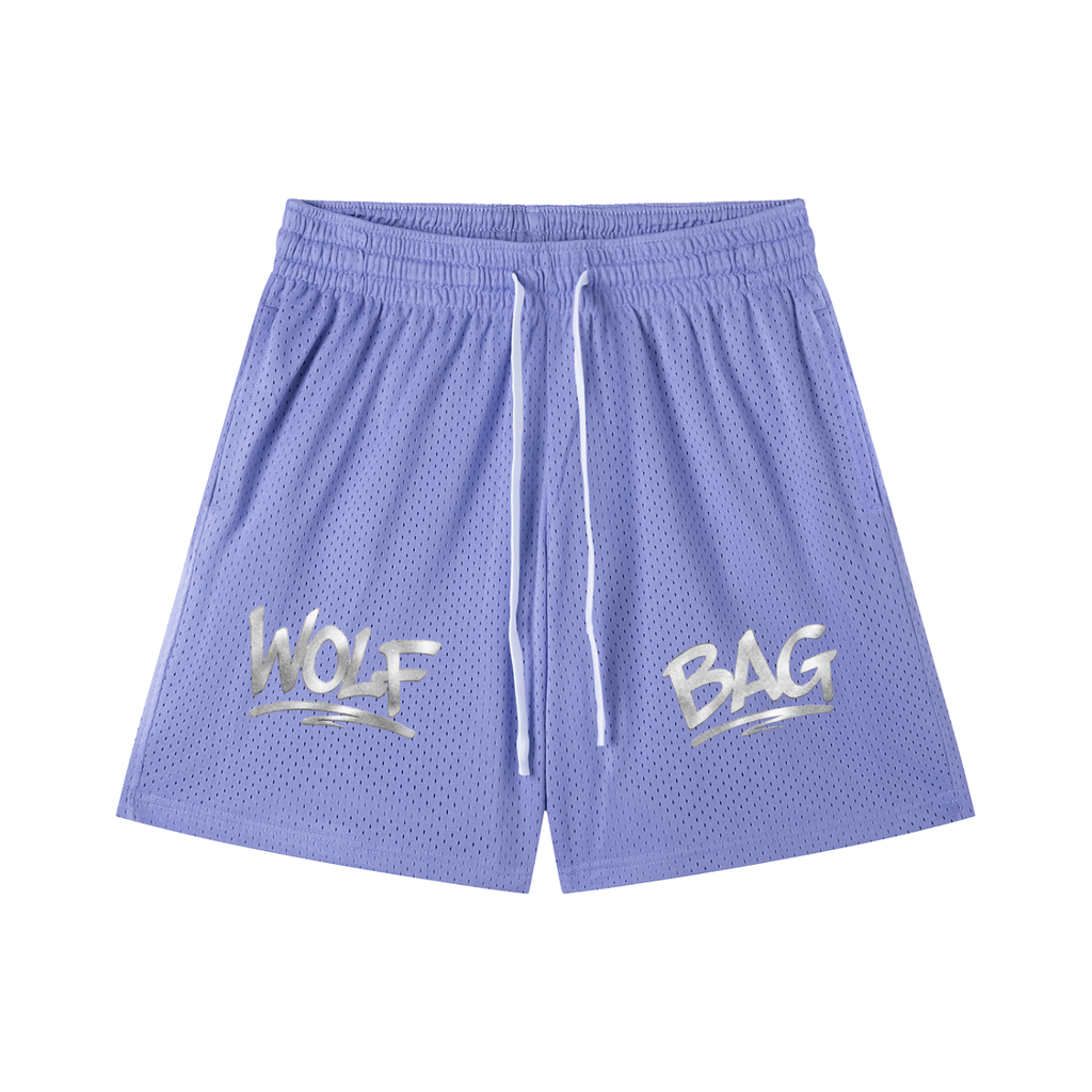 Mesh Drawstring Shorts