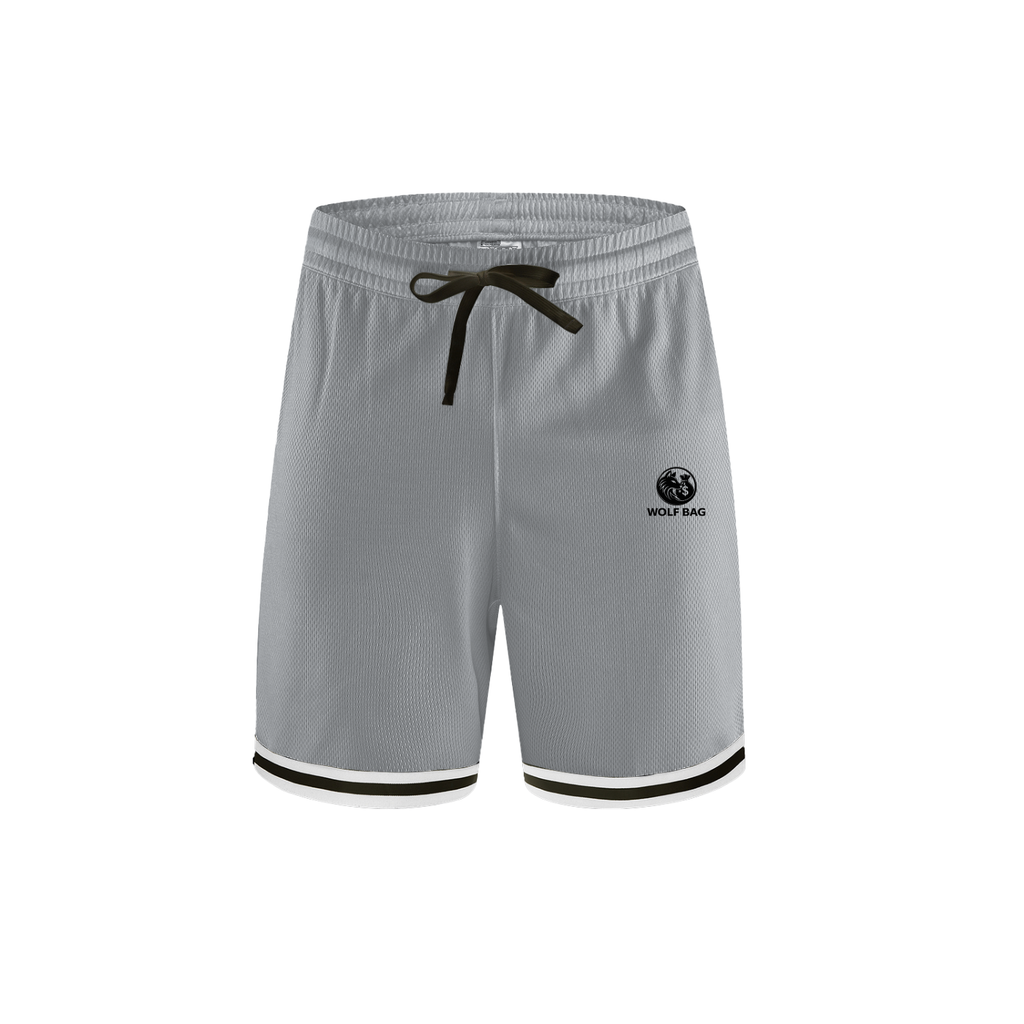 Classic Stripe Trim Basketball Shorts