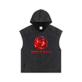 Snow Washed Boxy Hooded Tank Top
