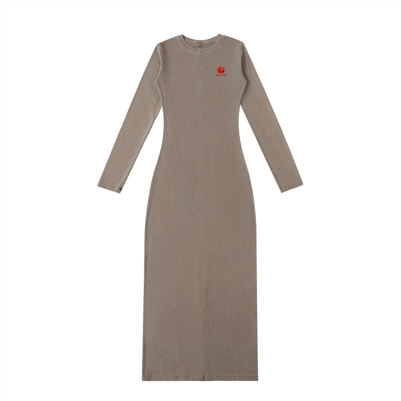 Dyed Washed Slit Maxi Dress