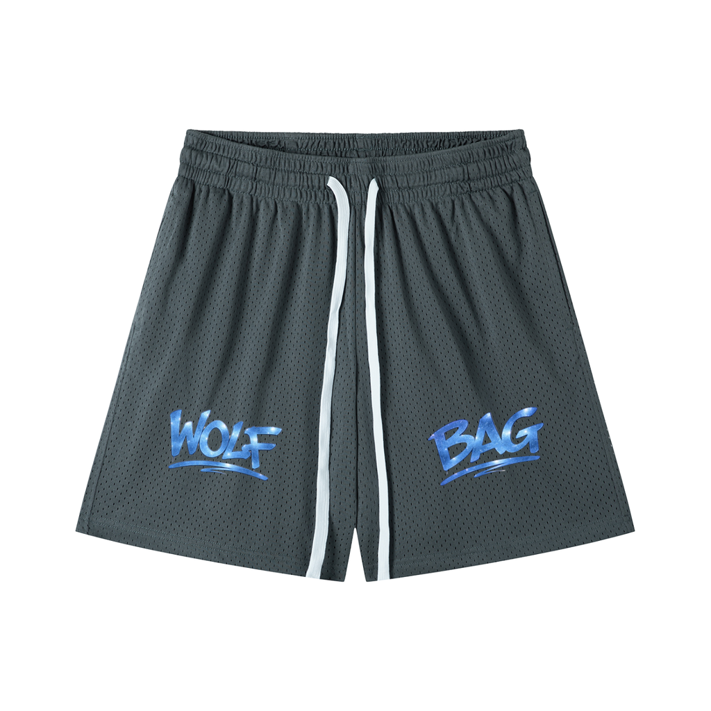 Mesh Drawstring Shorts